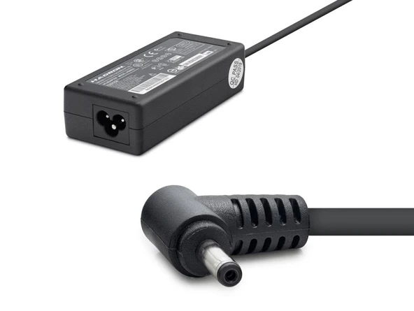 19V 3.42A 65W Laptop Adaptörü - 3.5X1.35Mm - Casper Uyumlu - Siyah HD8823 ürün görseli 1