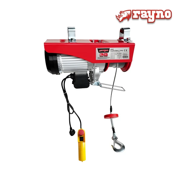 Rayno Elektrikli Mini Vinç 600-1200 Kg 20 M - RYN11103 ürün görseli 1