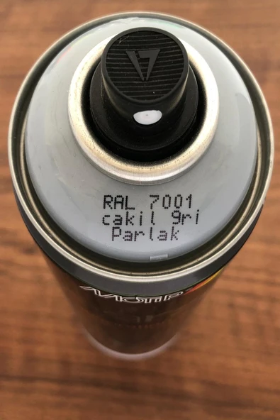 MOTİP CARAT RAL7001 Çakıl Gri Parlak Sprey Boya 400 ML ürün görseli 1