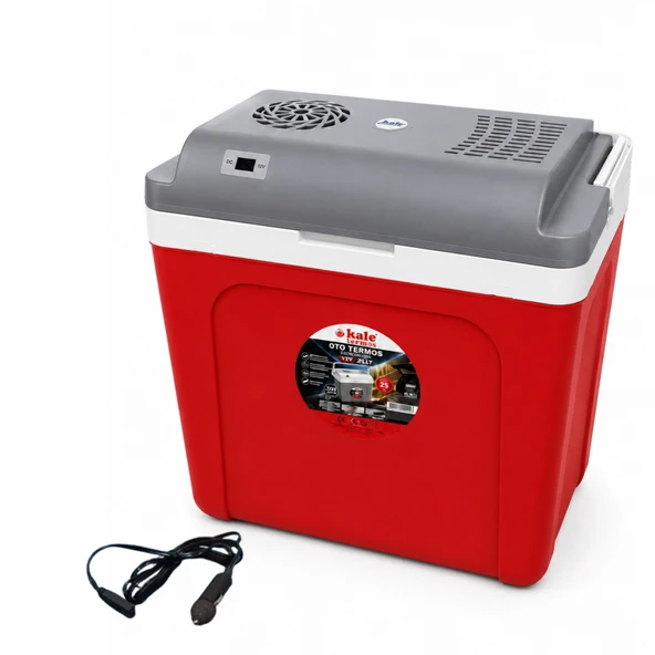 25 Litre 12v Oto Buzdolabı Termos- Portatif, Elektrikli, Oto Şarj Kablolu( 1050 Thermoelectric Cooler 12v.) ürün görseli 1