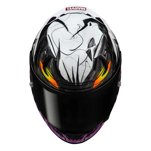 KASK HJC RPHA12 ANTI VENOM 2 MARVEL MC8 - Resim 4