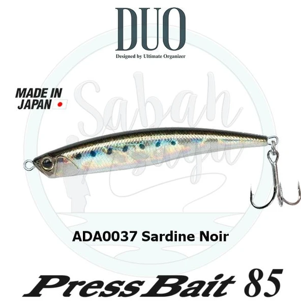 Duo Press Bait 85 ADA0037 Sardine Noir ürün görseli 1
