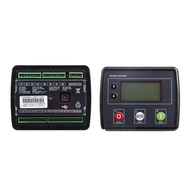 TAYKDRCAX DSE4520 MKII Dizel Jeneratör Kontrol Paneli Otomatik Şebeke Kontrol Modülü Kopya 4520 Jeneratör Parçası için ürün görseli 1