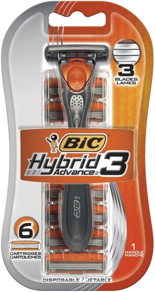 BiC Hybrid Advance for Men, tıraş makinesi sistemi 1 adet (11 adet) ürün görseli 1