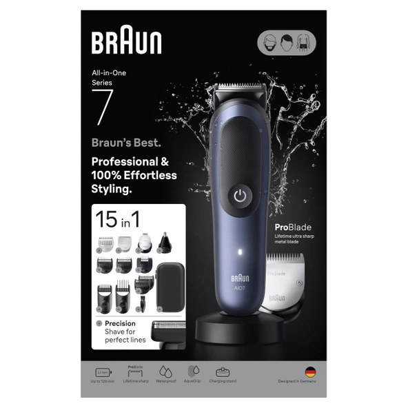 Braun Series 7 AIO7580 Hepsi Bir Arada Vücut Düzeltme Makinesi ürün görseli 1
