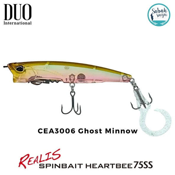 Duo Realis Spinbait Heartbee 75SS CEA3006 Ghost Minnow ürün görseli 1