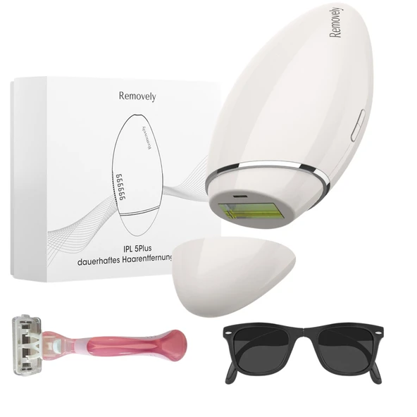 Removely IPL 5plus lazer epilasyon cihazı - kadınlar ve erkekler için epilasyon lazeri - kalıcı epilasyon için etkili IPL epilasyon cihazı ürün görseli 1