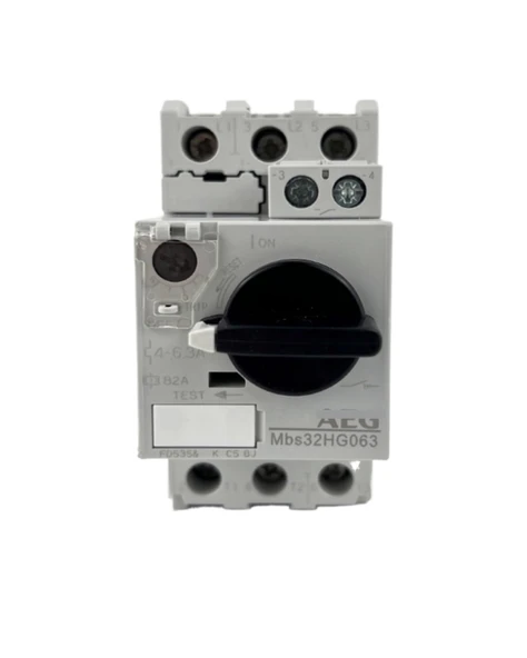 UOUOBEAR Motor Alçak Gerilim Koruma Devre Kesici MBS32HG063 4-6.3A ürün görseli 1