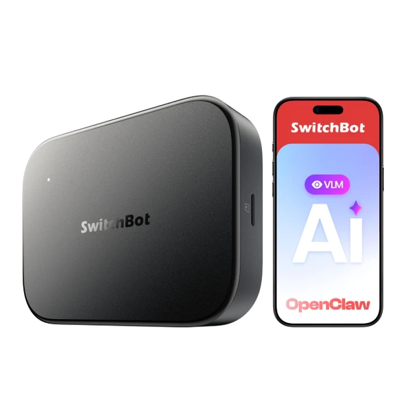SwitchBot AI Hub, VLM AI ve NVR Yerel Depolama özellikli Edge Hub, 6 TOPS AI Performansı, Ev Asistanı, Matter Bridge, Çift Bant WiFi, RTSP Kameralar için ürün görseli 1