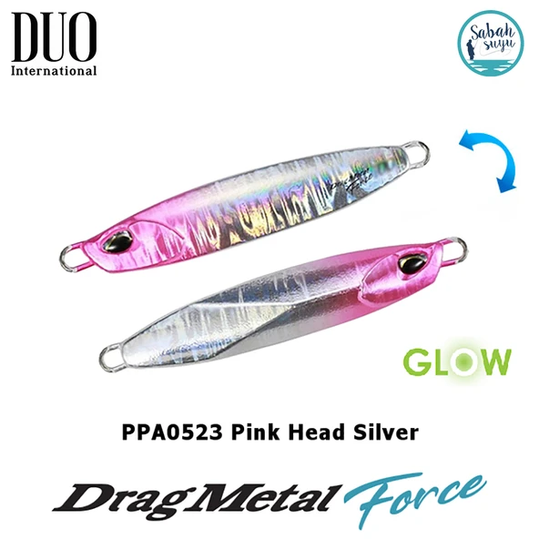 Duo Drag Metal Force Jig 120gr. 90mm PPA0523 Pink Head Silver ürün görseli 1