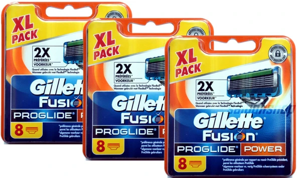 Gillette Fusion ProGlide Power Tıraş Bıçağı 24 parça ürün görseli 1