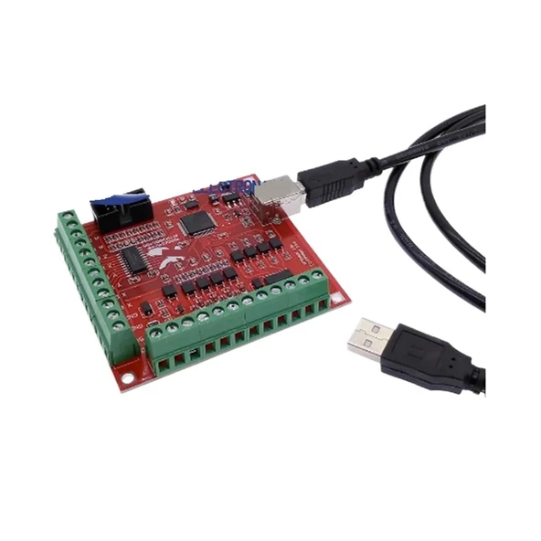 HUAYONGSS CNC kontrol kartı USB arayüzü 100K4 eksenli hareket kontrol kartı oyma makinesi ağaç işleme için el çarkı arayüzü ile ürün görseli 1