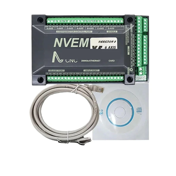 HUAYONGSS 2024 Yeni CNC Hareket Kontrol Cihazı NVEM V5 Yükseltme 3 Eksenli 4 Eksenli 5 Eksenli 6 Eksenli Kontrol Kartı Ethernet Arayüzü (4AXIS) ürün görseli 1
