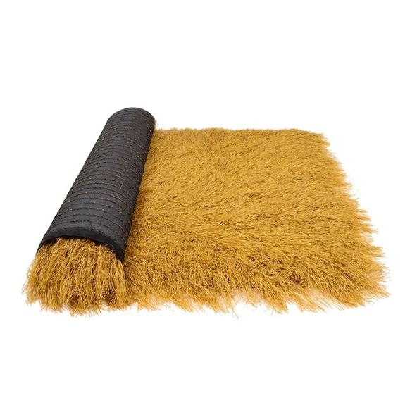 pujindu Sentetik Saz Çatı, Meksika Tiki Bar Çim Süslemeleri, Bahçe Çiti ve Veranda için Yapay Saman Ruloları, Ticari Sanat, DIY El Sanatları (39.4x649.6in) ürün görseli 1