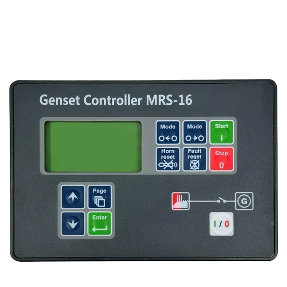 1 adet MRS16 Dizel Jeneratör Kontrol Cihazı Otomatik Başlatma Jeneratör Kontrol Modülü Ekran MRS-16 ürün görseli 1