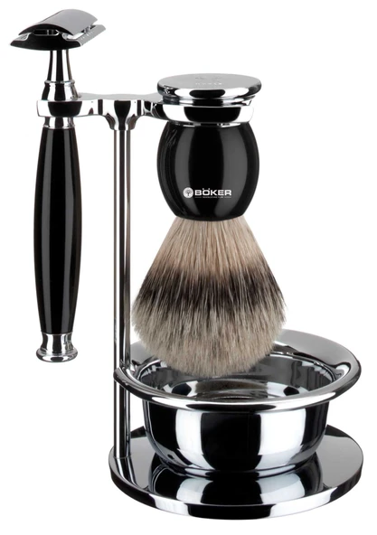 Böker tıraş seti Deluxe Siyah 04BO101 ürün görseli 1