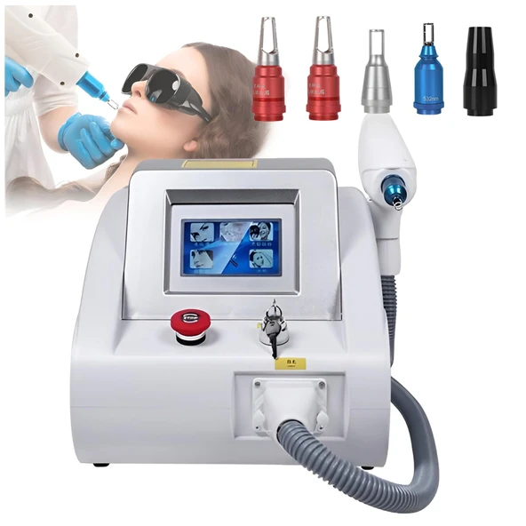 JXUANMM Profesyonel Dövme Silme Cihazı, Lazer Dövme Silme Cihazı, Kaş, Dudak ve Göz Dövme Silme Cihazı, Pigmentleri Giderir, Red Dot Visor 5Probes ile ürün görseli 1