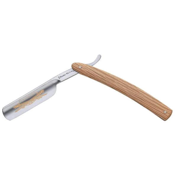 Dovo tıraş makinesi Renaissance 6/8 inç paslanmaz, saplı İspanyol meşesi ürün görseli 1