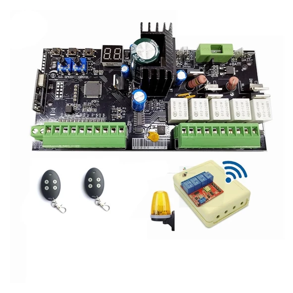 DMETE 12V 24V DC Salıncak Kapısı Açıcı Motor Kontrol Ünitesi PCB Kontrol Kartı Tek Motorlu veya Çift Motorlu Elektronik Kart Yaygın Olarak Kullanılan (KIT5) ürün görseli 1