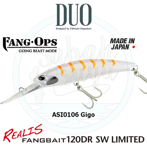 Duo Realis Fang Bait 120DR SW ASI0106 Gigo ürün görseli 1
