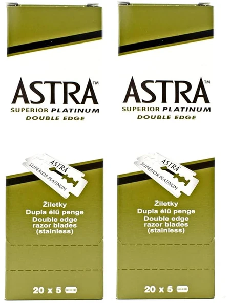 Tıraş bıçağı Astra Yeşil 200 adet ürün görseli 1