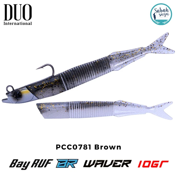 Duo Bay Ruf BR Waver ZN 10gr 13.5cm Combo (2+1) PCC0781 Brown ürün görseli 1