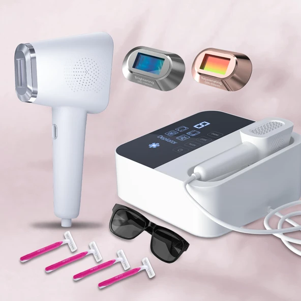 Kadın ve Erkek Lazer Epilasyon, Tüm Vücut için 3'ü 1 Arada IPL Epilasyon Cihazı, Ağrısız, Güvenli, Güzellik Salonları, Spa ve Ev Kullanımına Uygun ürün görseli 1