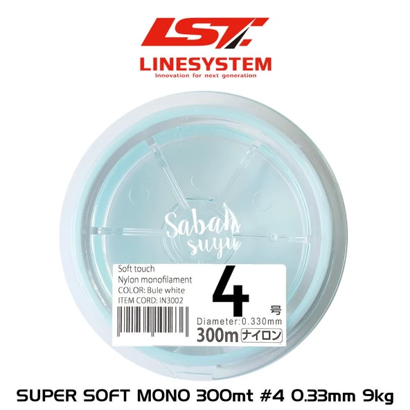 Linesystem Super Soft Mono Misina #4 0.33mm 9kg. 300mt. ürün görseli 1