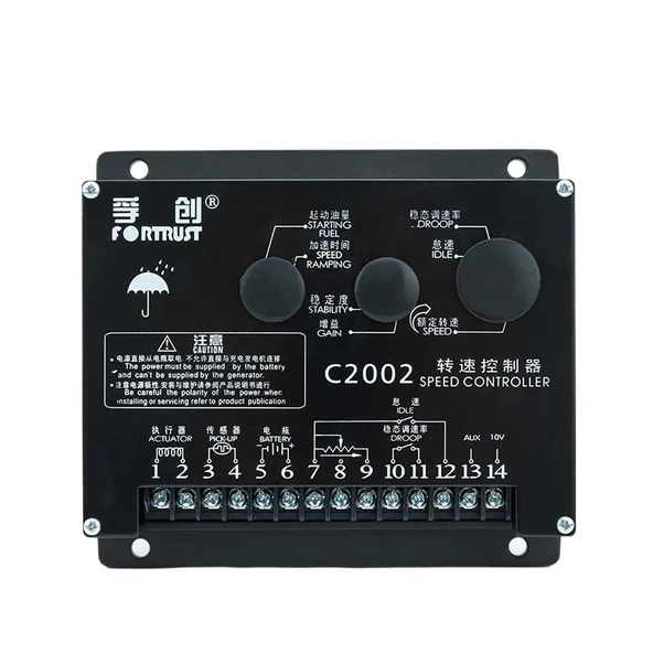 GQSSEFQCH C2002 DC Motor Hız Kontrol Cihazı Hız Kontrol Cihazı Dizel Jeneratör Akıllı Kontrol Panosu Parçaları ürün görseli 1