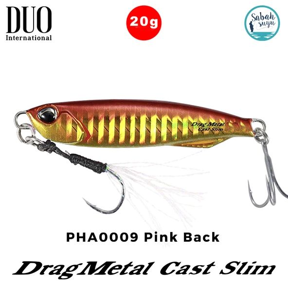 Duo Drag Metal Cast Slim Jig 20gr. PHA0026 Red Gold ürün görseli 1