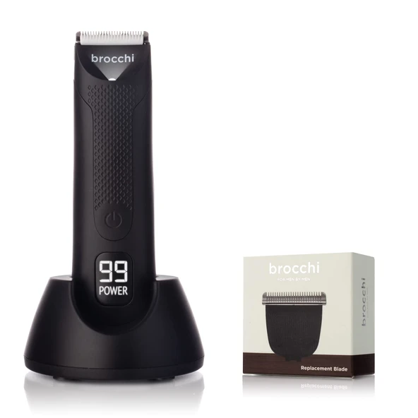 Brocchi Keskin USB Su Geçirmez Giyotin Yüz ve Vücut Saç Kesme Makinesi Su Geçirmez Saç Kesme Makinesi Erkekler için Elektrikli Tıraş Makinesi Sakal ve Burun Saç Düzeltici USB Şarj Cihazı ürün görseli 1