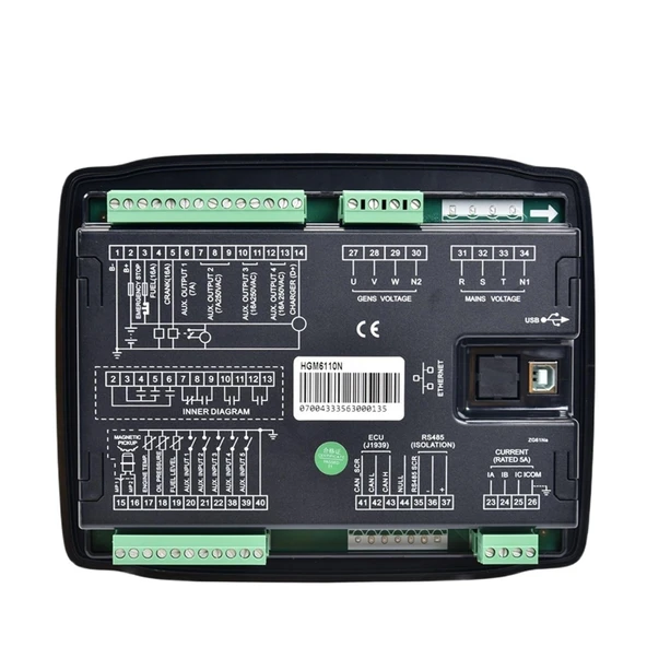 1 adet HGM6110N HGM6120N 6110U 6120U 6120NC Ekran Kontrol Paneli Jeneratör Denetleyicisi LXC6120N(6110U Değiştirin) ürün görseli 1