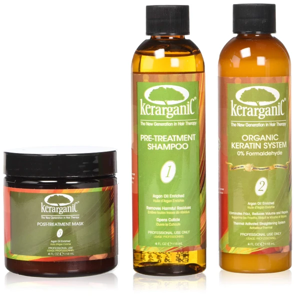KERARGANIC Keratin Bakım Seti Organik Formaldehitsiz 118ml ürün görseli 1