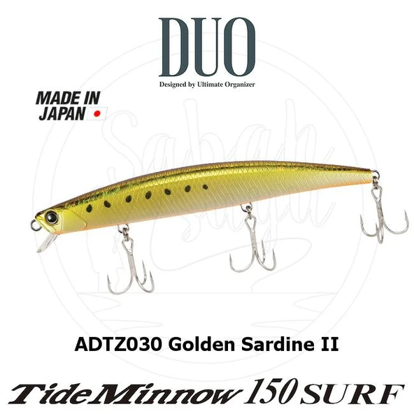 Duo Tide Minnow 150 SURF ADTZ030 Golden Sardine II ürün görseli 1
