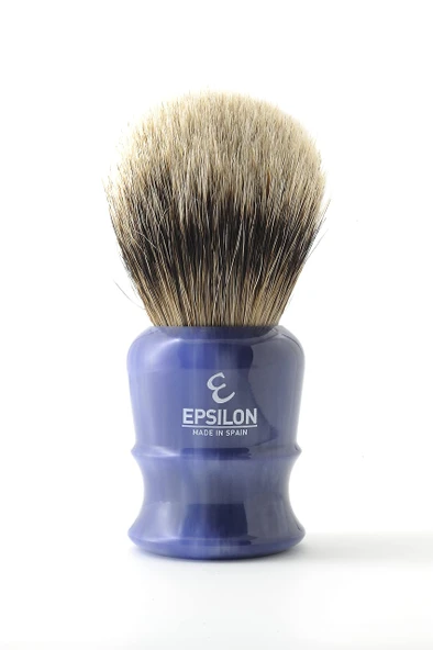 Epsilon Tıraş Fırçası, Porsuk Uç, Gümüş, 50/26mm, Standart, Benzersiz ürün görseli 1