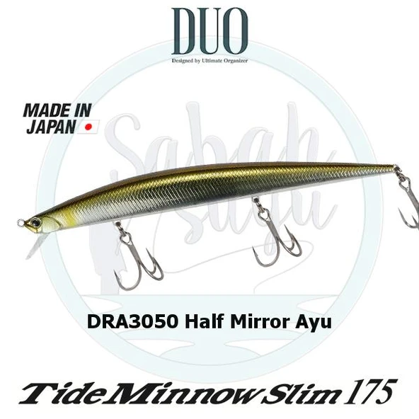 Duo Tide Minnow Slim 175 DRA3050 Half Mirror Ayu ürün görseli 1