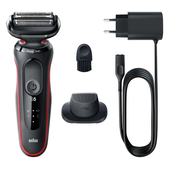 Braun 51-R1200S Series 5 Negra/Roja Laminasyon Koruması ürün görseli 1