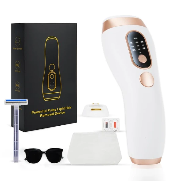TZWM IPL epilasyon cihazı 3'ü 1 arada (HR/DPL/MG), 6J/cm²'ye kadar 21J salon seviyesi, 5 seviye, ultra hızlı flaş, kadın ve erkekler için yüz ve vücut için kalıcı epilasyon ürün görseli 1