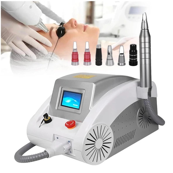 JXUANMM Dövme Silme Makinesi, Lazer Dövme Silme Makinesi, Kaş, Dudak ve Göz Dövmeleri için Lazer Dövme Silme Makinesi, Pigment Temizleme, Soğutma Sistemi 6Problar ürün görseli 1