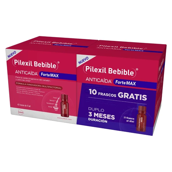 Pilexil Forte Max İçilebilir Saç Dökülmesine Karşı Paket 2 x 45 Adet ürün görseli 1