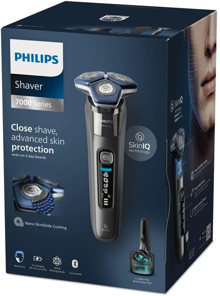 Philips Tıraş Makinesi Serisi 7000 S7887/55 Rasoio elettrico Islak ve Kuru (Philips Tıraş Makinesi Serisi 7000 S7887/55 We) ürün görseli 1