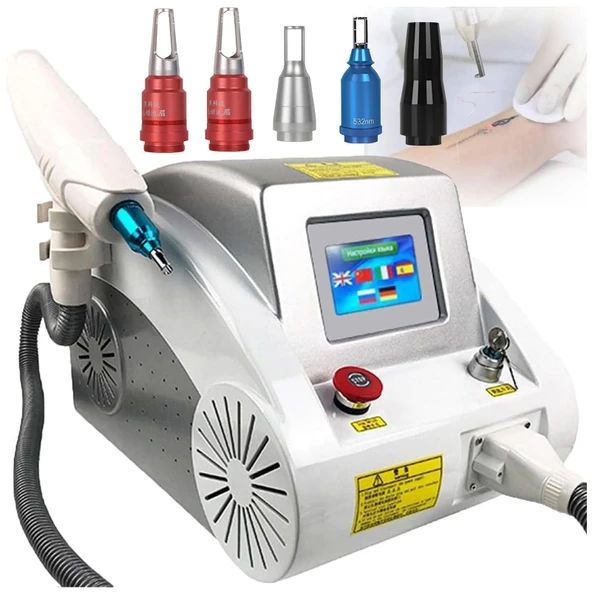 lwjunmm 1064nm 532nm 1320nm ND YAG Lazer Dövme Silme Kaş Pigmenti Kaş Hattı Güzellik Makinesi Salon Merkezi Cihazı Kırmızı İşaretçi ile 5 Problar ürün görseli 1