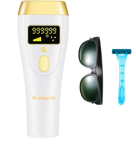Kadınlar ve Erkekler için IPL Lazer Epilasyon Cihazı - Ağrısız Ultra Hızlı Flaş Tüy Çıkarıcı, 4 Haftada %86 Tüy Azaltma, Yüksek Enerji ve 5 Mod, 8 Dakika Tüm Vücut ve Bikini Bölgesi ve Daha Fazlası ürün görseli 1