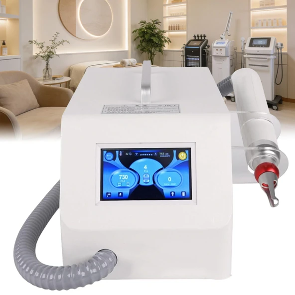 HuanEssentric Profesyonel Dövme Silme Cihazı, 5'i 1 Arada Çok Fonksiyonlu El Aletleri, 50-2900 Mj, Dövme Silme Cihazı, Güzellik Salonları için Soğutma Ünitesi ürün görseli 1