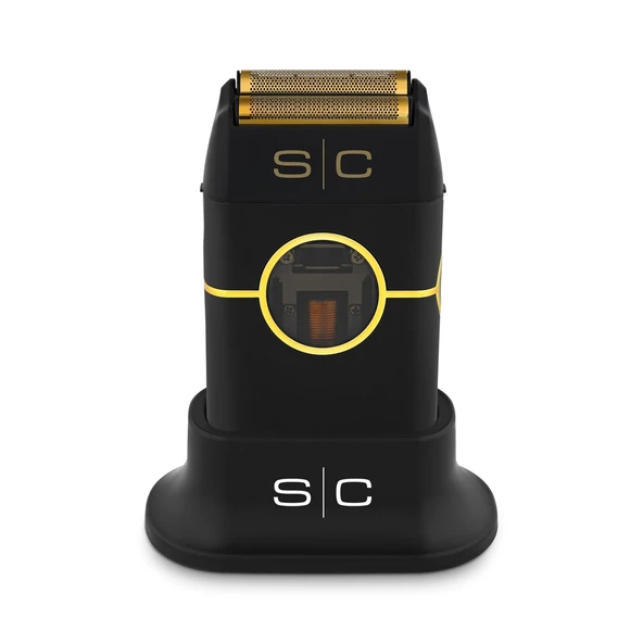 StyleCraft Instinct Metal Kablosuz Çift Folyolu Tıraş Makinesi, IN2 Vektör Motorlu Sezgisel Tork Kontrolü, USB-C Şarj Edilebilir (Siyah) ürün görseli 1