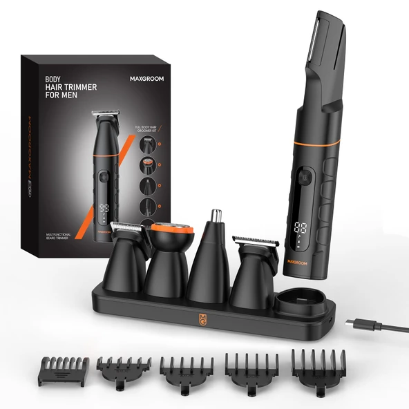 MAXGROOM erkek elektrikli vücut tıraş makinesi ürün görseli 1