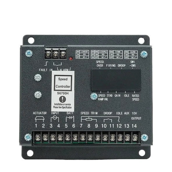 S6700H Kontrol Cihazı Elektronik Jeneratör Hız Kontrol Cihazı (S6700H sıradan) ürün görseli 1