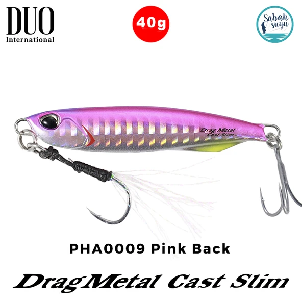 Duo Drag Metal Cast Slim Jig 40gr. PHA0009 Pink Back ürün görseli 1