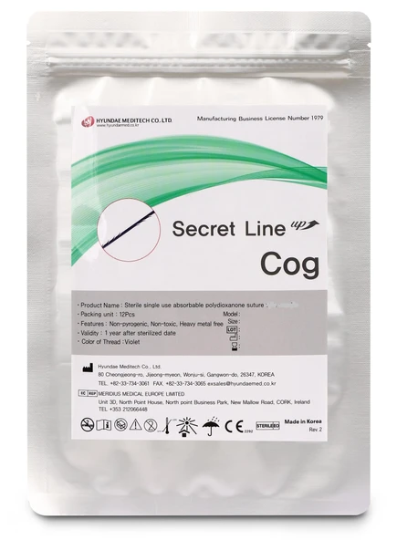Secret Line PDO İplik Kaldırıcı Ultra V-Lift Paketi 20 Dişli Tipi (23G-6cm) ürün görseli 1
