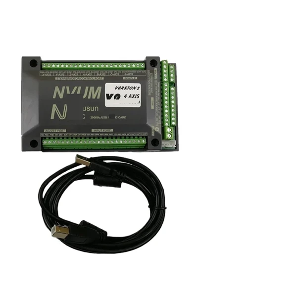 HUAYONGSS CNC 4 Eksenli Denetleyici USB Bağlantı Noktası Step Motor Hareket Kontrol Kartı Oyma Makinesi Hız Kontrol Cihazı DC 200KHz(5 Eksen) ürün görseli 1